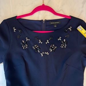 Never worn banana republic cocktail dress. Size 4